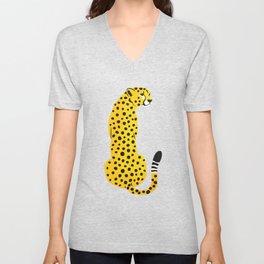 The Stare: Golden Cheetah Edition V Neck T Shirt