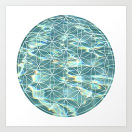 Abstract Pool Art Print