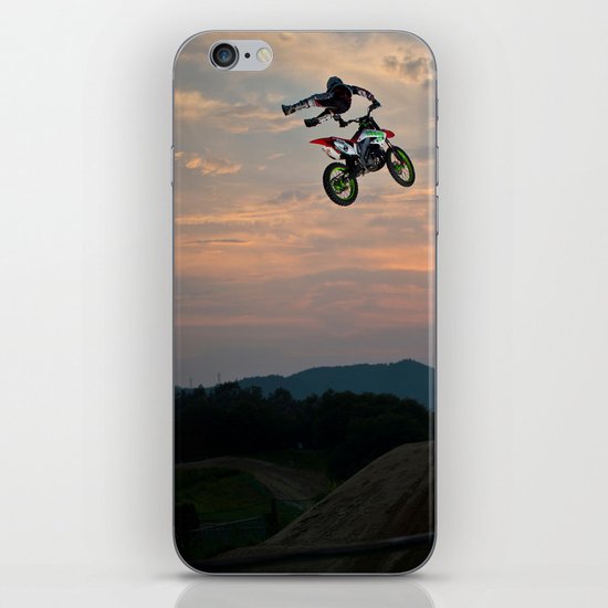 Yuuya Takano Flying at Sunset, FMX Japan iPhone & iPod Skin