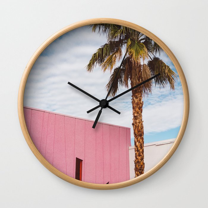 Palm Springs Vibes Wall Clock