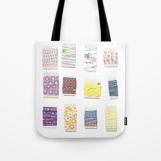 Vintage Ribbon Tote Bag
