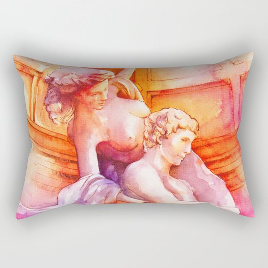 The story of two colors Rectangular Pillow