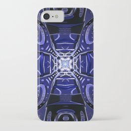 Jade Mandala - Blue-01 iPhone Case
