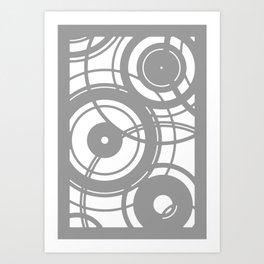 circle pattern Art Print