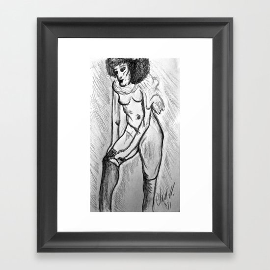 Semi Nude of Toulouse-Lautrec Framed Art Print