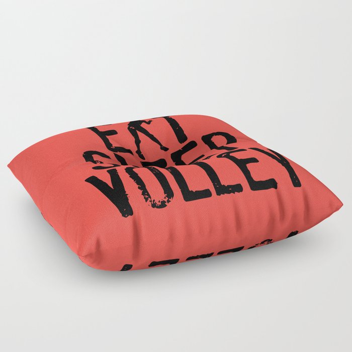 Eat Sleep Volley Floor Pillow