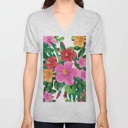 Nice Flowers V Neck T Shirt