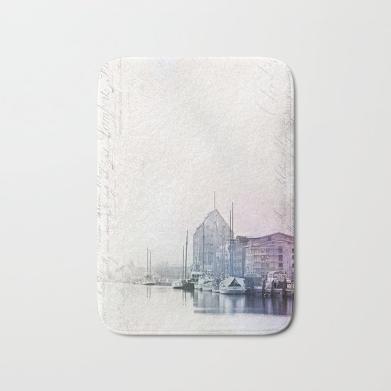 Greifswald Northeast Germany Harbour Bath Mat