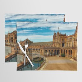 Spain Photography - Historical Landmark In Seville Placemat