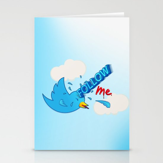 follow me! Stationery Cards