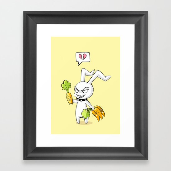 Eat Your Veggies Framed Art Print