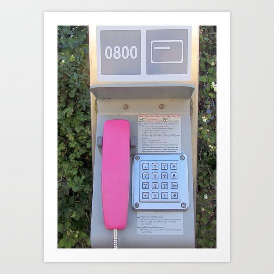 Call me Art Print
