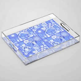 Yoga Blue Acrylic Tray