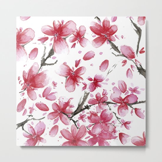 Cherry Blossoms #society6 #buyart Metal Print