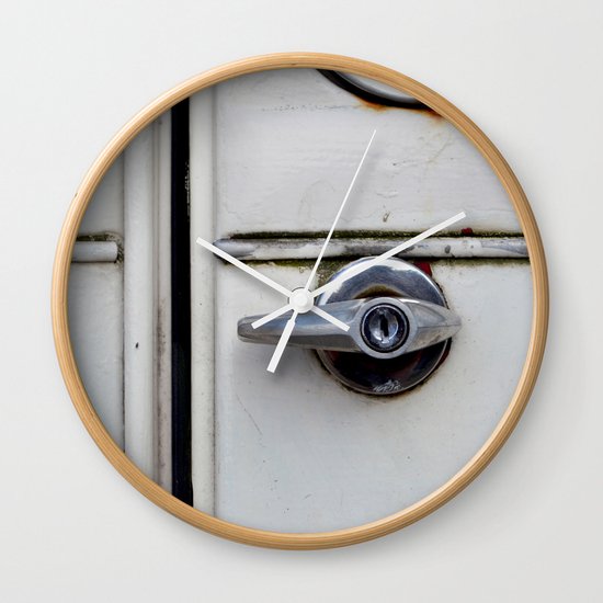 Rusty door Wall Clock