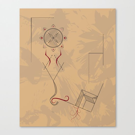 21st Century Hieroglyph Canvas Print