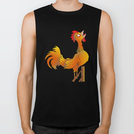 Rooster Biker Tank