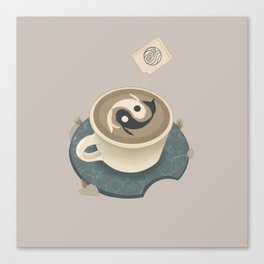 Water Tribe Coffee Canvas Print