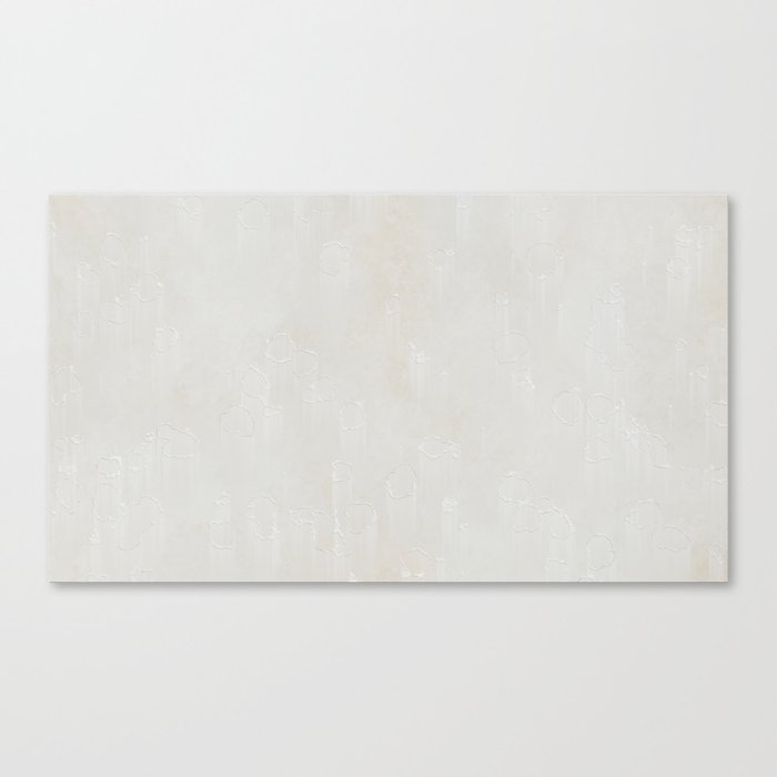 White Wall Canvas Print