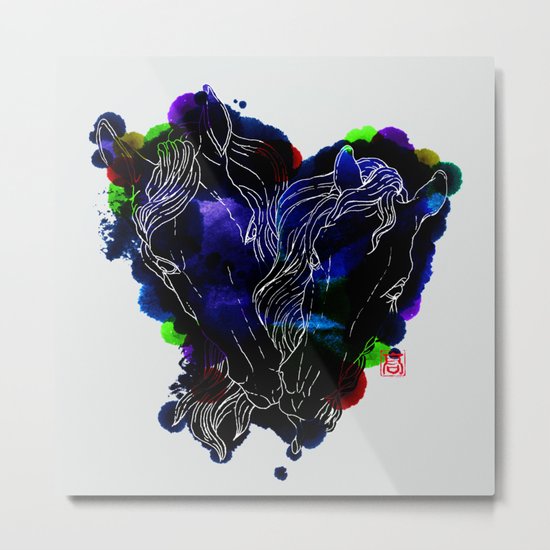 LOVERS Metal Print