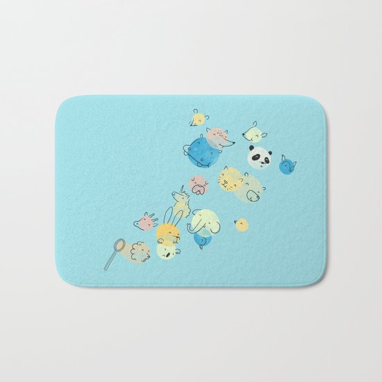 Bubble Animals Bath Mat