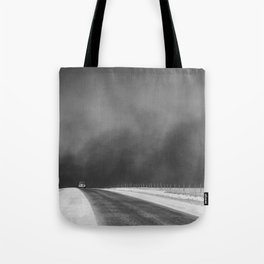 Car Driving in Dust Bowl - Texas 1936 Tote Bag