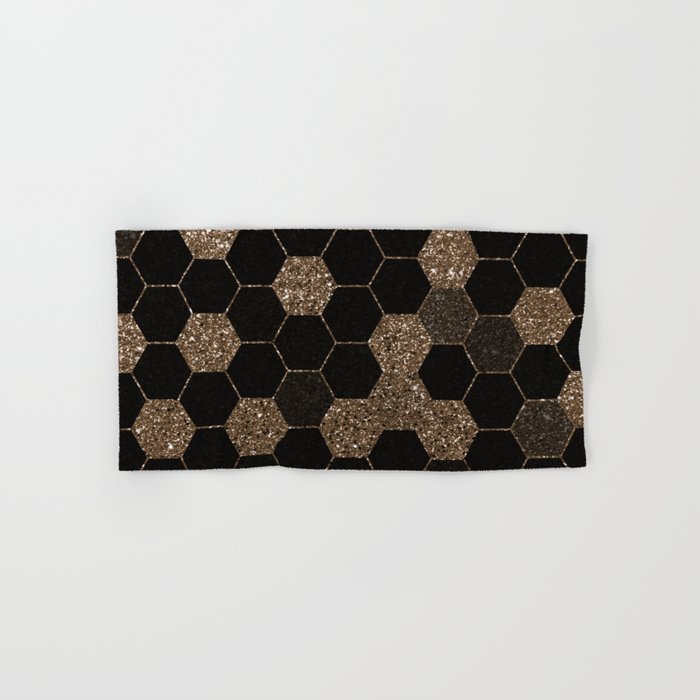 Hexagon,geometric,honeycomb pattern  Hand & Bath Towel