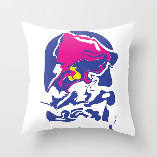 Taco Smudge Throw Pillow