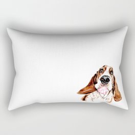 Basset hound Rectangular Pillow