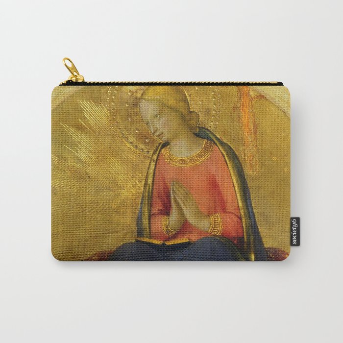 Fra Angelico (Guido di Pietro) "Perugia Altarpiece - Annunciation of the Virgin Mary" Carry-All Pouch