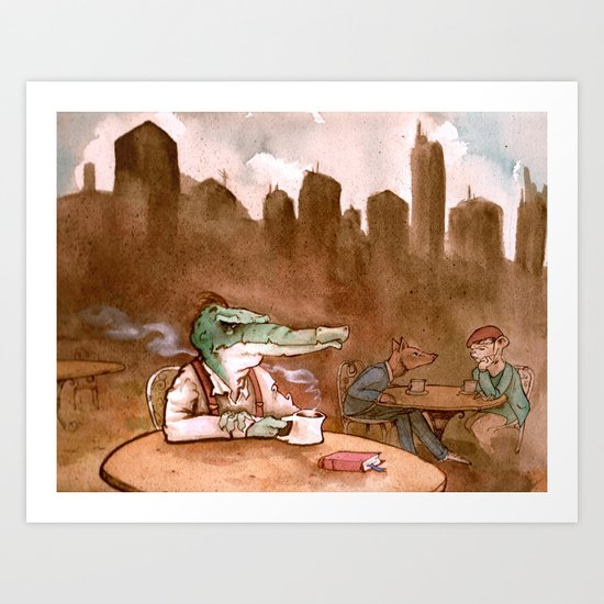 The Heirs to the Glimmering World Art Print