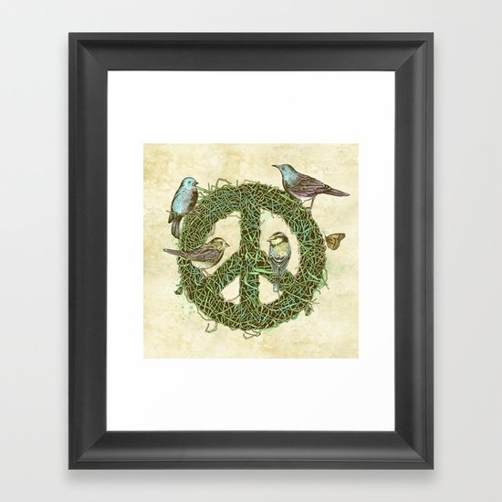 Peace Talks Framed Art Print