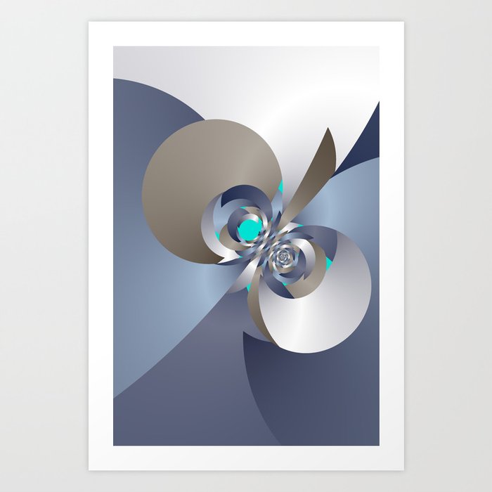 fractal design -36- Art Print