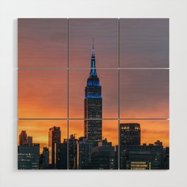 Empire State Building Wood Wall Art