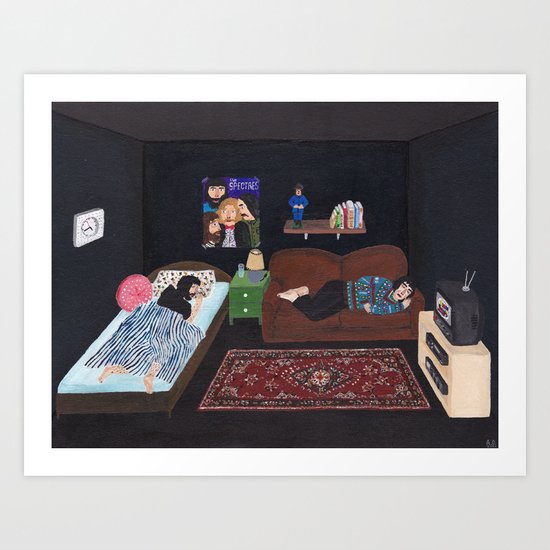 Black Room Art Print