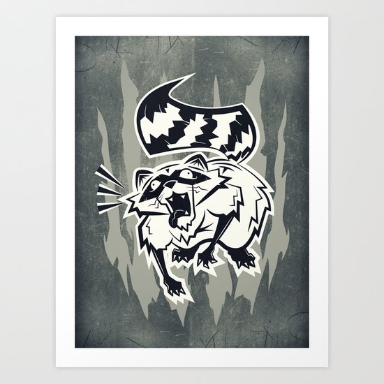 Rabid Art Print
