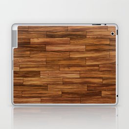 Brown wood board Laptop Skin