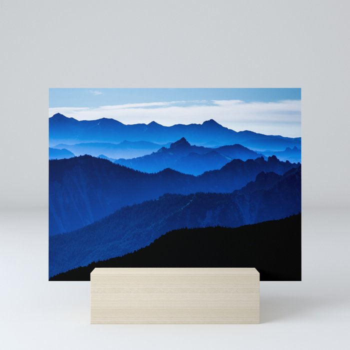 Peak A Blue Mini Art Print