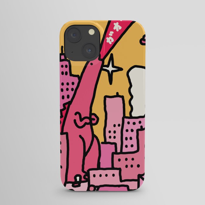 Pink Godzilla iPhone Case