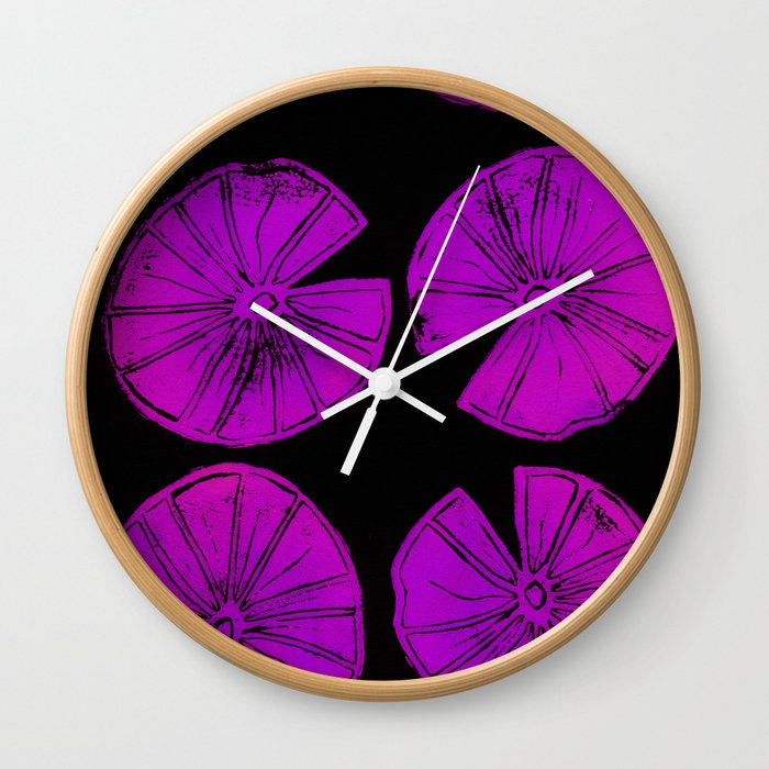 Lily pads Wall Clock