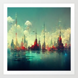 floating city Art Print