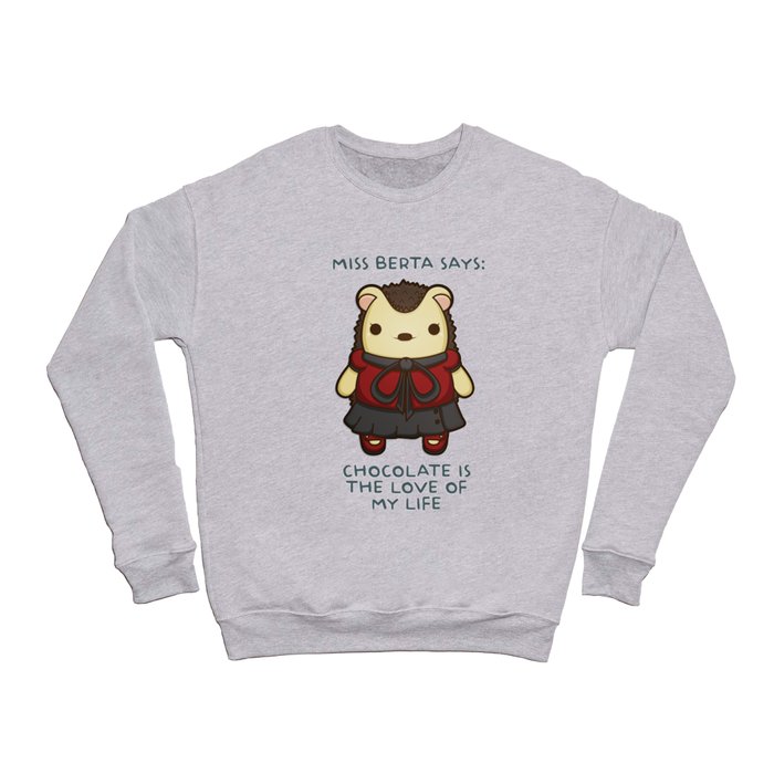 Miss Berta the Hedgehog Teacher Crewneck Sweatshirt