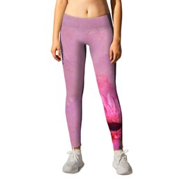 Pink Flower with Power for your Girl Leggings