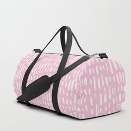Nosegay Pink Boho Dashes Duffle Bag