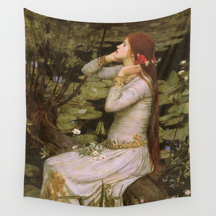 John Willliam Waterhouse Ophelia 1894 Wall Tapestry by Julscela
