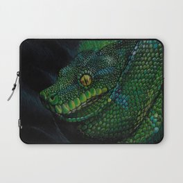 Python In The Night Laptop Sleeve