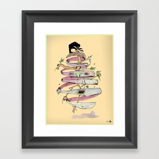 Cas-cara Framed Art Print