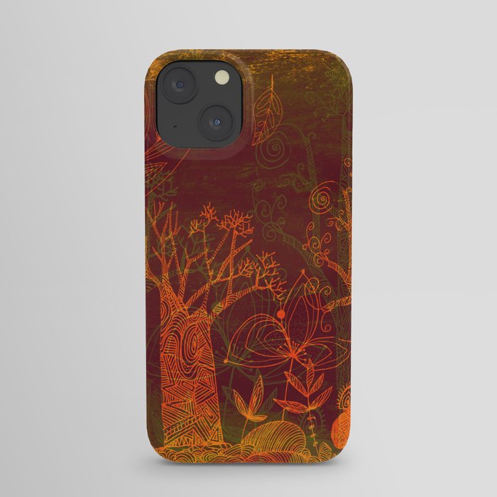 fall forest iPhone Case