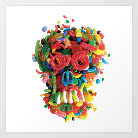 Death and Tooth Decay Art Print