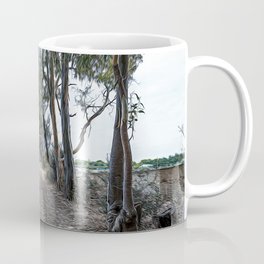 Dirt road in the countryside of southern Italy Coffee Mug